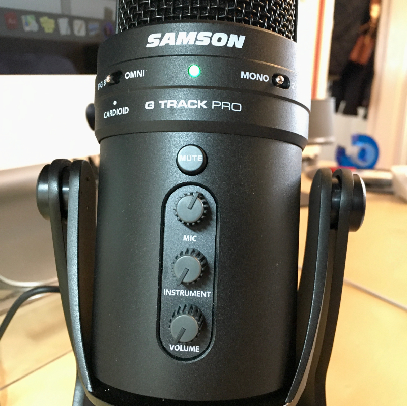 Samson G-Track Pro USB Studio Microphone With Audio Interface